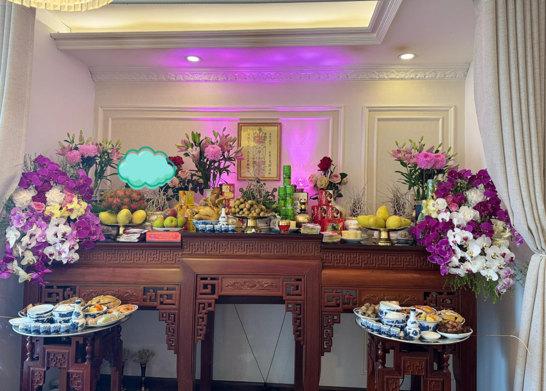 Bàn thờ cao cấp gỗ hương đá